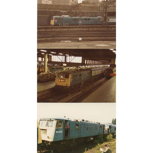 61 - Railway. Modern Traction. An assortment of approx. 195, colour and black and white prints, mainly po...