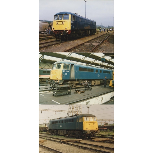 61 - Railway. Modern Traction. An assortment of approx. 195, colour and black and white prints, mainly po...