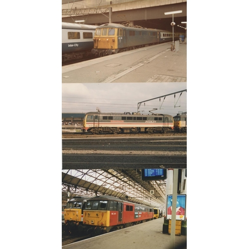 61 - Railway. Modern Traction. An assortment of approx. 195, colour and black and white prints, mainly po...