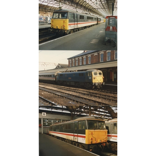 61 - Railway. Modern Traction. An assortment of approx. 195, colour and black and white prints, mainly po...