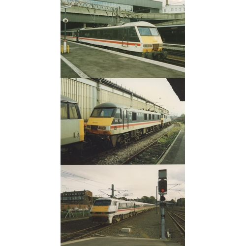 61 - Railway. Modern Traction. An assortment of approx. 195, colour and black and white prints, mainly po...