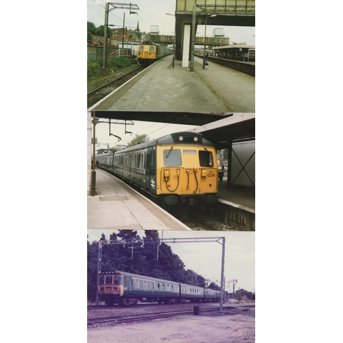 61 - Railway. Modern Traction. An assortment of approx. 195, colour and black and white prints, mainly po...