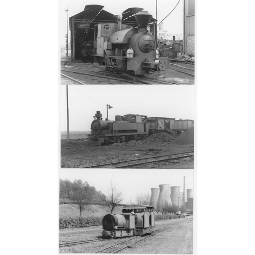 64 - Railway. Industrial. A very good assortment of approx. 350+, black and white, postcard size prints. ... 