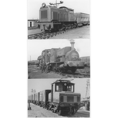 64 - Railway. Industrial. A very good assortment of approx. 350+, black and white, postcard size prints. ... 