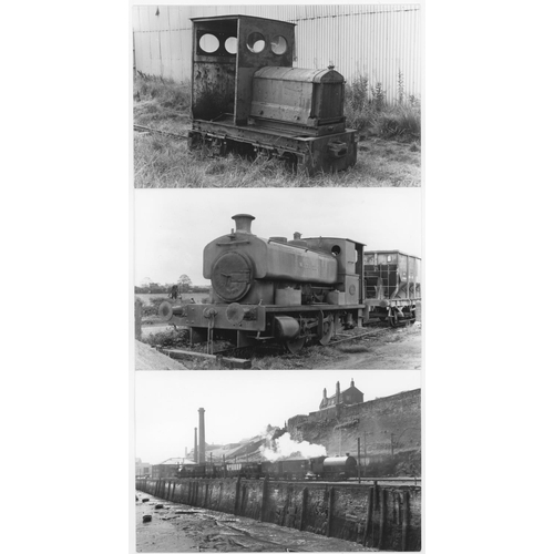 64 - Railway. Industrial. A very good assortment of approx. 350+, black and white, postcard size prints. ... 