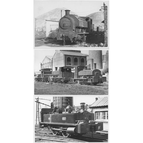 64 - Railway. Industrial. A very good assortment of approx. 350+, black and white, postcard size prints. ... 