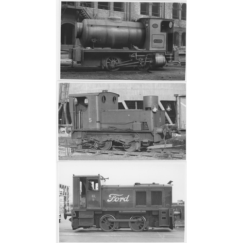 64 - Railway. Industrial. A very good assortment of approx. 350+, black and white, postcard size prints. ... 