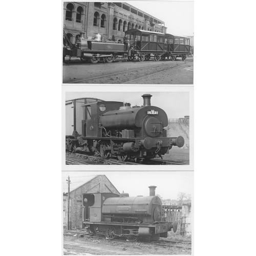 64 - Railway. Industrial. A very good assortment of approx. 350+, black and white, postcard size prints. ... 