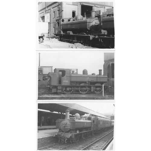 65 - Railway. G.W.R./B.R. Steam. A large assortment of approx. 500, black and white postcard size prints.... 