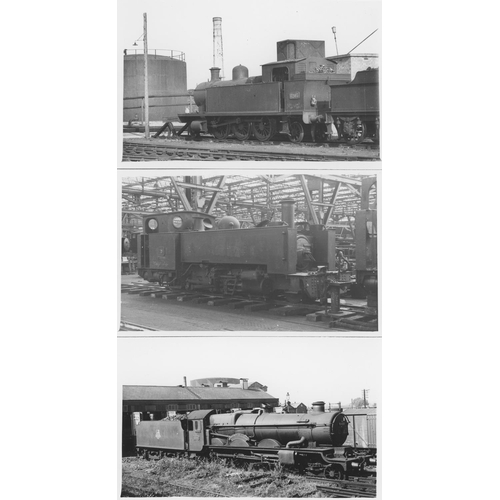 65 - Railway. G.W.R./B.R. Steam. A large assortment of approx. 500, black and white postcard size prints.... 