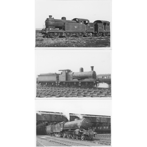 68 - Railway. L.N.E.R./B.R. Steam. A good assortment of approx. 350, black and white postcard size prints... 