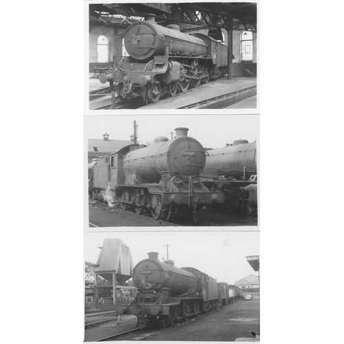 68 - Railway. L.N.E.R./B.R. Steam. A good assortment of approx. 350, black and white postcard size prints... 