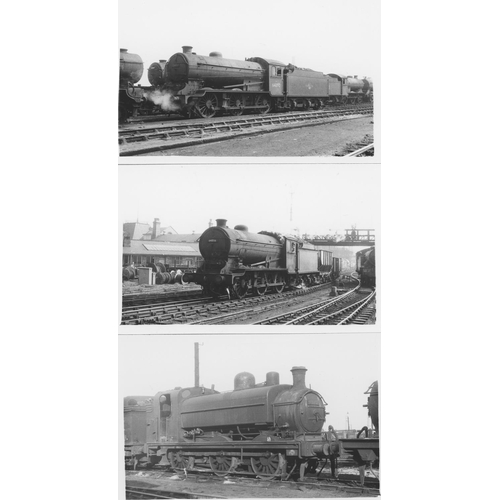 68 - Railway. L.N.E.R./B.R. Steam. A good assortment of approx. 350, black and white postcard size prints... 