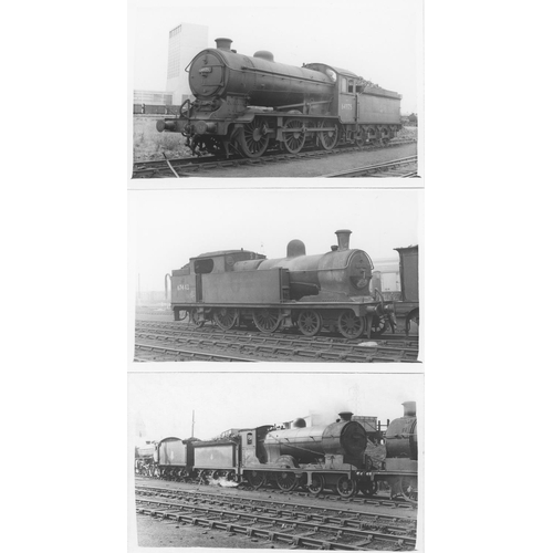 68 - Railway. L.N.E.R./B.R. Steam. A good assortment of approx. 350, black and white postcard size prints... 