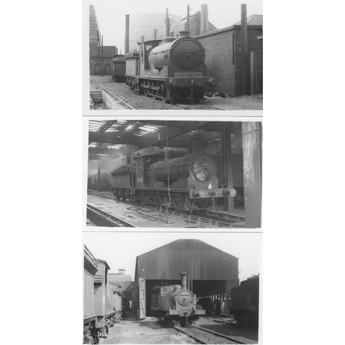 68 - Railway. L.N.E.R./B.R. Steam. A good assortment of approx. 350, black and white postcard size prints... 