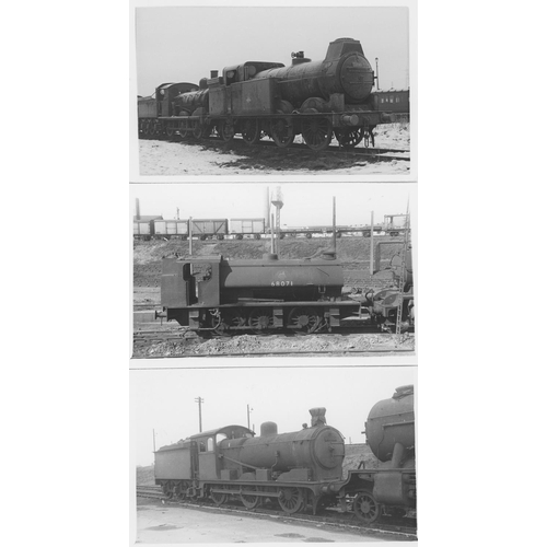 68 - Railway. L.N.E.R./B.R. Steam. A good assortment of approx. 350, black and white postcard size prints... 