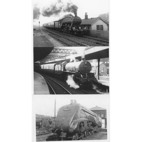 68 - Railway. L.N.E.R./B.R. Steam. A good assortment of approx. 350, black and white postcard size prints... 