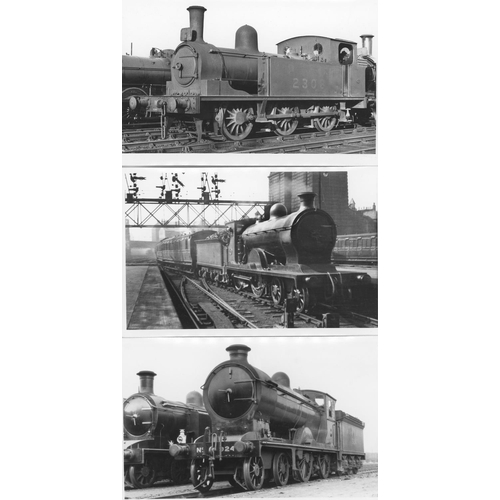 69 - Railway. L.N.E.R./B.R. Steam. A good assortment of approx. 350, black and white postcard size prints... 