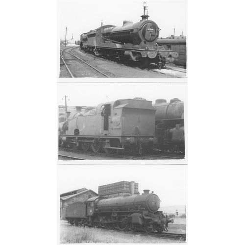 69 - Railway. L.N.E.R./B.R. Steam. A good assortment of approx. 350, black and white postcard size prints... 