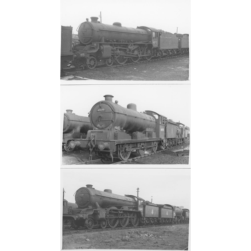 69 - Railway. L.N.E.R./B.R. Steam. A good assortment of approx. 350, black and white postcard size prints... 