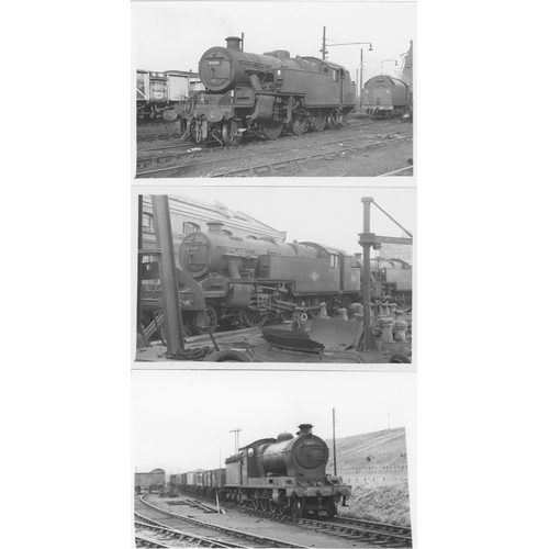 70 - Railway. L.M.S./B.R. Steam. A good assortment of approx. 300, black and white postcard size prints. ... 