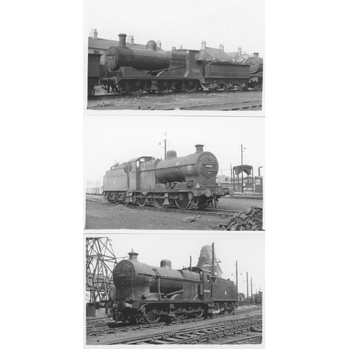 70 - Railway. L.M.S./B.R. Steam. A good assortment of approx. 300, black and white postcard size prints. ... 