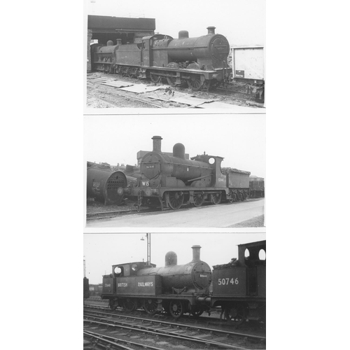 70 - Railway. L.M.S./B.R. Steam. A good assortment of approx. 300, black and white postcard size prints. ... 