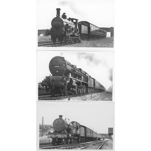 71 - Railway. L.M.S./B.R. Steam. A good assortment of approx. 300, black and white postcard size prints. ... 