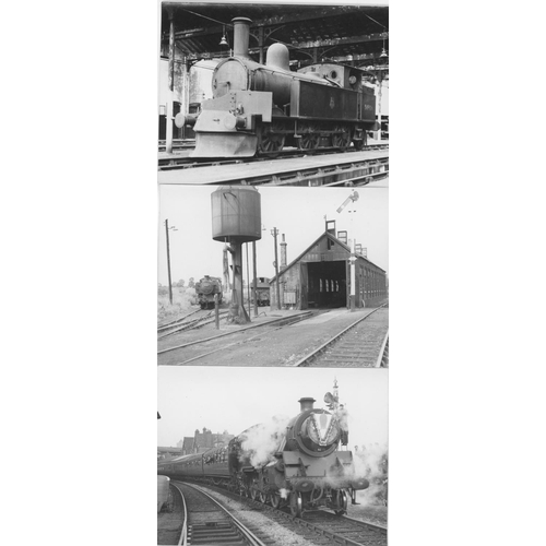 75 - Railway. B.R. Steam. A large assortment of approx. 1200, black and white, mainly 3