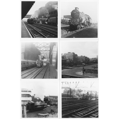 75 - Railway. B.R. Steam. A large assortment of approx. 1200, black and white, mainly 3