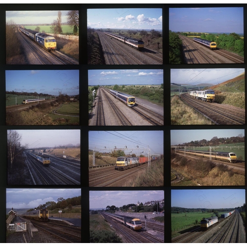 118 - Railway. Modern Traction. A collection of approx. 120 x medium format, card mounted colour slides. A... 