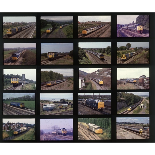 158 - Railway. Heritage Railways and Modern Traction. A good quality collection of approx. 700 x 35mm, col... 