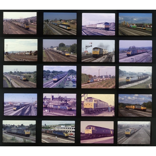 159 - Railway. Modern Traction. A good quality collection of approx. 900 x 35mm, colour slides, on unbrand... 