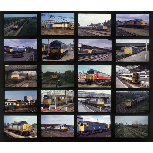 16 - Railway. Modern Traction. A large collection of approx. 490 x 35mm, original colour slides with a fe... 