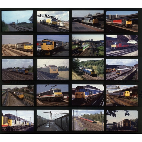 17 - Railway. Modern Traction. A large collection of approx. 490 x 35mm, original colour slides with a fe... 