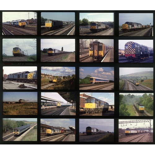 18 - Railway. Modern Traction. A large collection of approx. 450 x 35mm, original colour slides with a fe... 