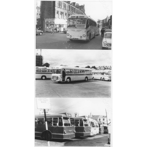 188 - U.K. Bus. A collection of approx. 215, black and white, postcard size prints. The photographs date f... 