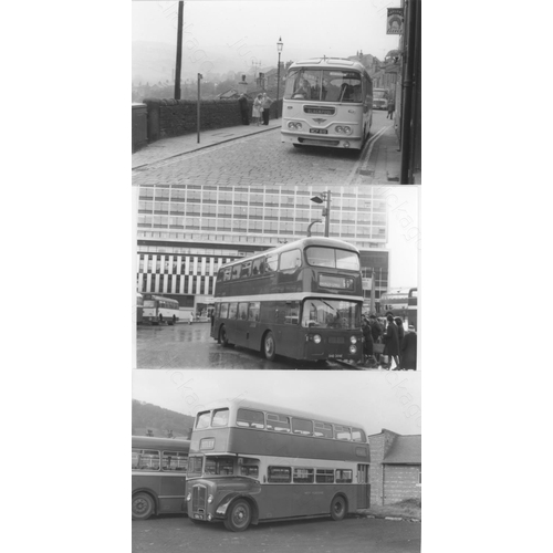 188 - U.K. Bus. A collection of approx. 215, black and white, postcard size prints. The photographs date f... 