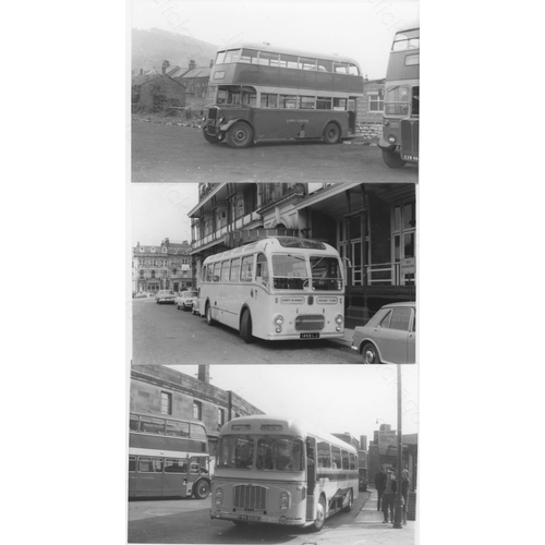 188 - U.K. Bus. A collection of approx. 215, black and white, postcard size prints. The photographs date f... 