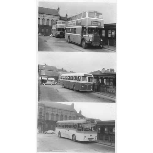 188 - U.K. Bus. A collection of approx. 215, black and white, postcard size prints. The photographs date f... 