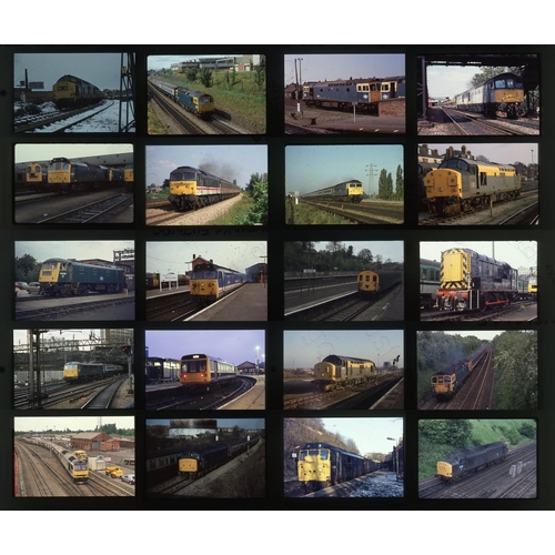 19 - Railway. Modern Traction. A large collection of approx. 450 x 35mm, original colour slides with a fe... 