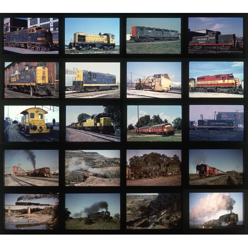 207 - Railway. Overseas Traction. A good collection of approx. 315 X 35mm, DUPLICATE, colour slides. The c... 