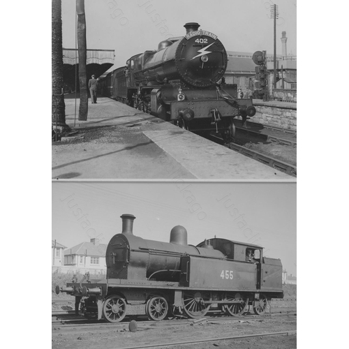 211 - Railway. Overseas Traction - IRELAND. A small assortment of approx. 61, black and white prints. Ther... 