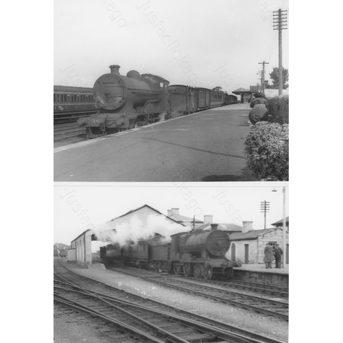 211 - Railway. Overseas Traction - IRELAND. A small assortment of approx. 61, black and white prints. Ther... 