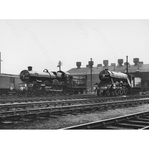 213 - Railway. B.R. Steam. A small assortment of approx. 46, black and white print enlargements, most bein... 