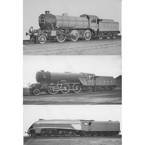 214 - Railway. B.R. Steam. A small assortment of approx. 34, black and white print enlargements, most bein... 