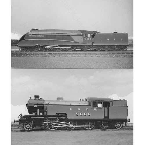 214 - Railway. B.R. Steam. A small assortment of approx. 34, black and white print enlargements, most bein... 