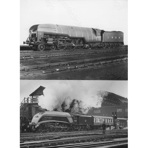 214 - Railway. B.R. Steam. A small assortment of approx. 34, black and white print enlargements, most bein... 