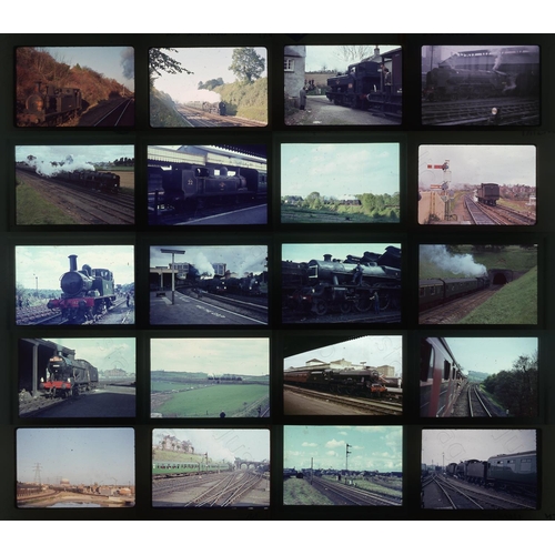 231 - Railway. B.R. Steam. A small collection of 90 x 35mm, original, colour slides, mainly on Agfacolor f... 