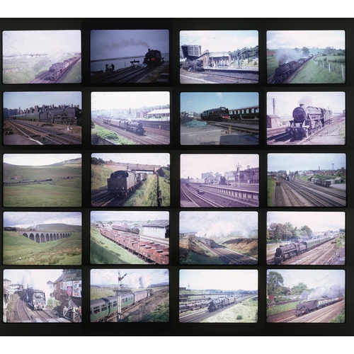 232 - Railway. B.R. Steam. A collection of 150 x 35mm, original, colour slides, all on Kodachrome film sto... 